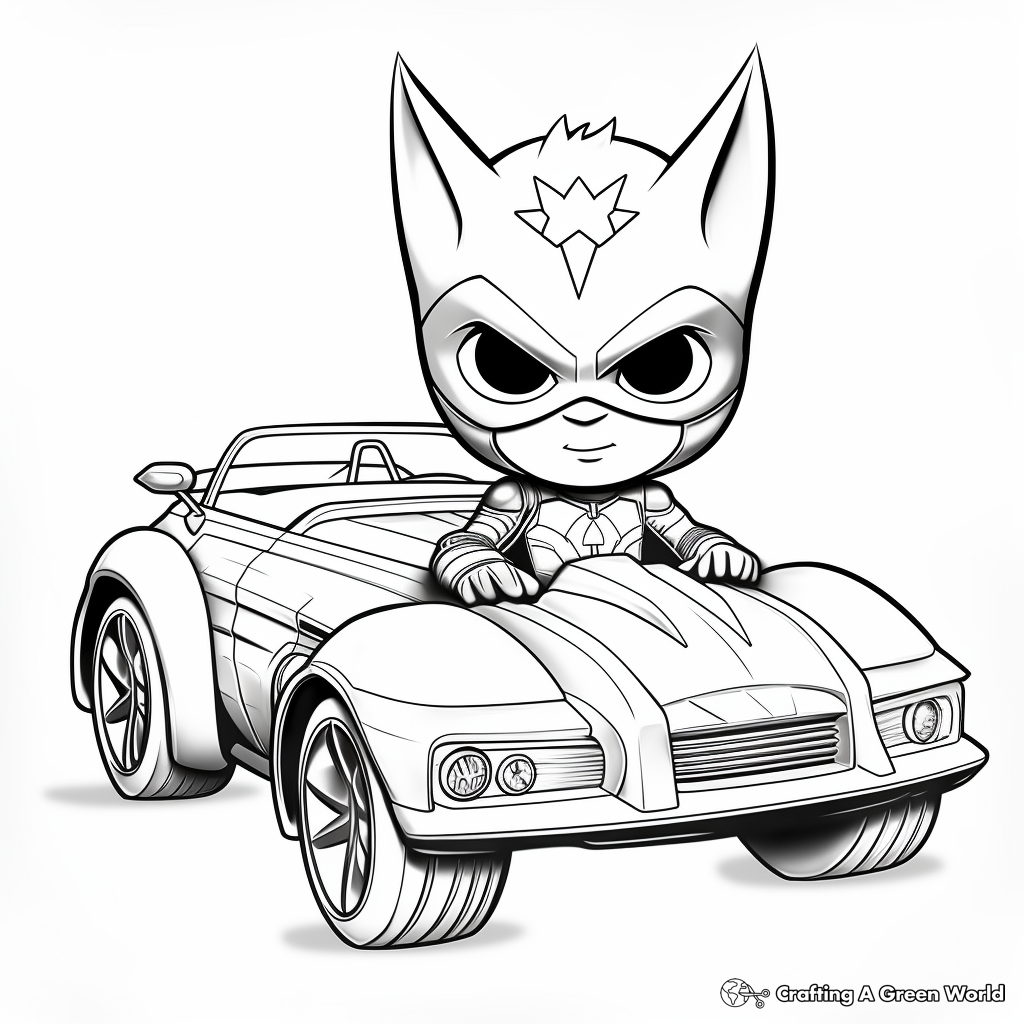 Pj masks coloring pages