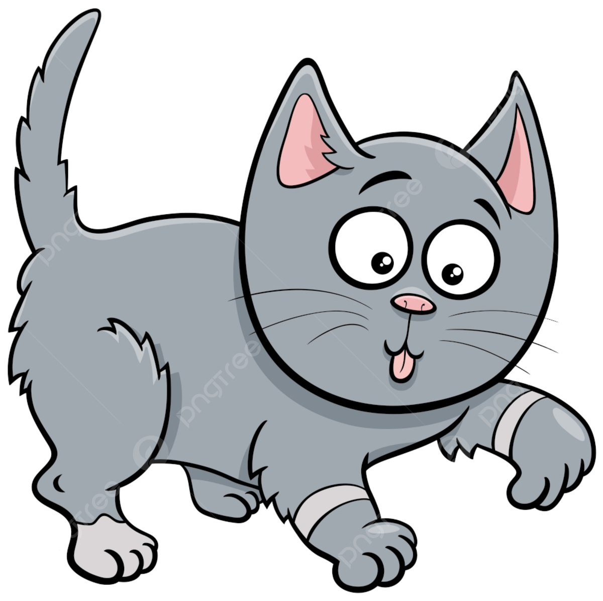 Playful cat vector art png images free download on