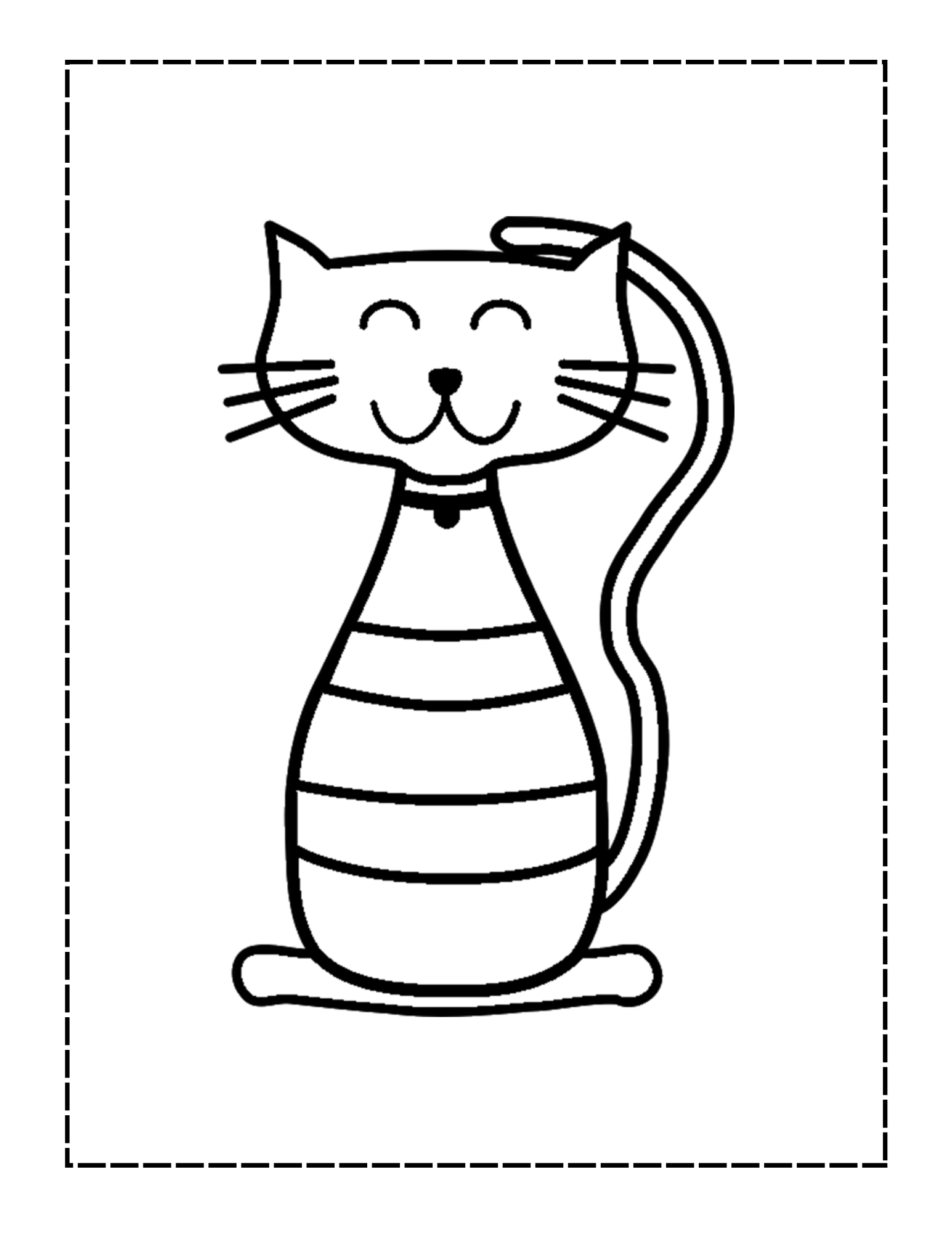 Coloring cute cats book for kids made by teachers