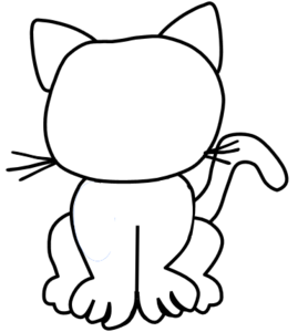 Blank cat image