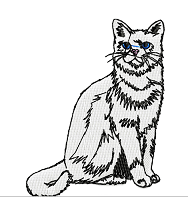 Cats kitties embroidery patterns pes jef pdf format only cats for embroidery machine