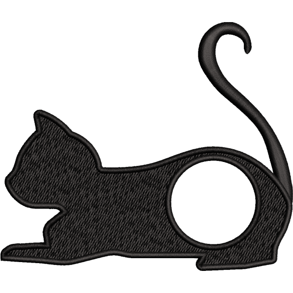 Hole cat design â embroidery designs by