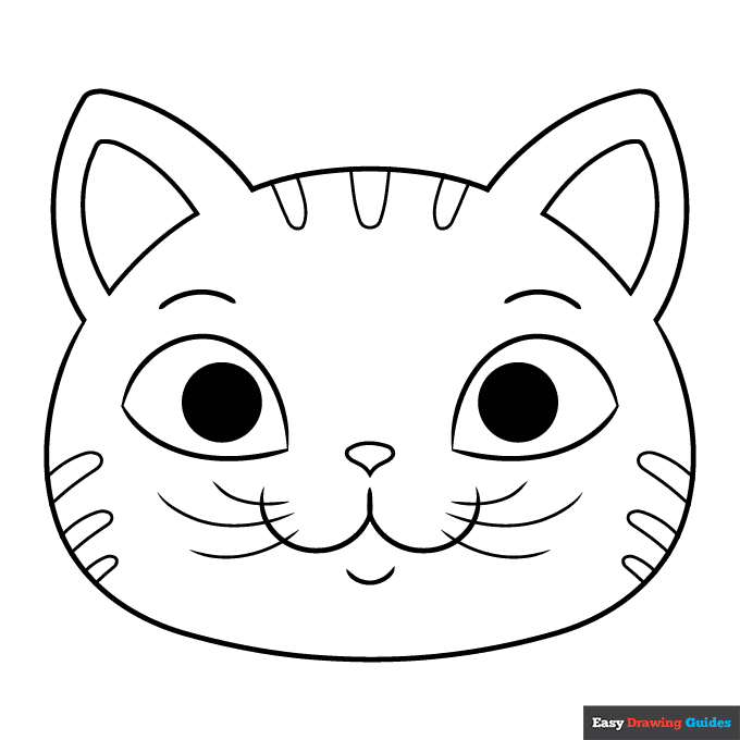 Free printable cat coloring pages for kids