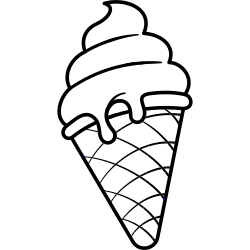 Ice cream coloring pages