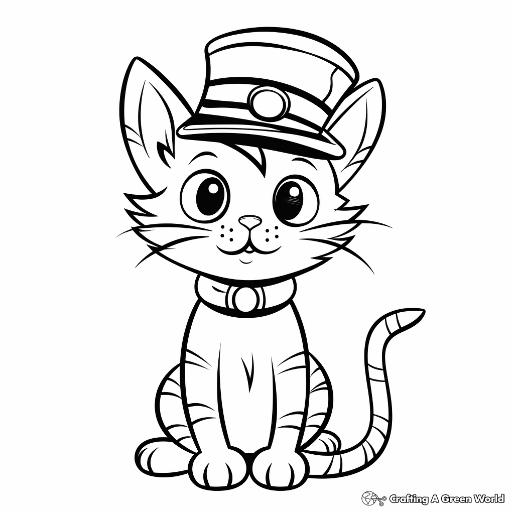 Cat coloring pages