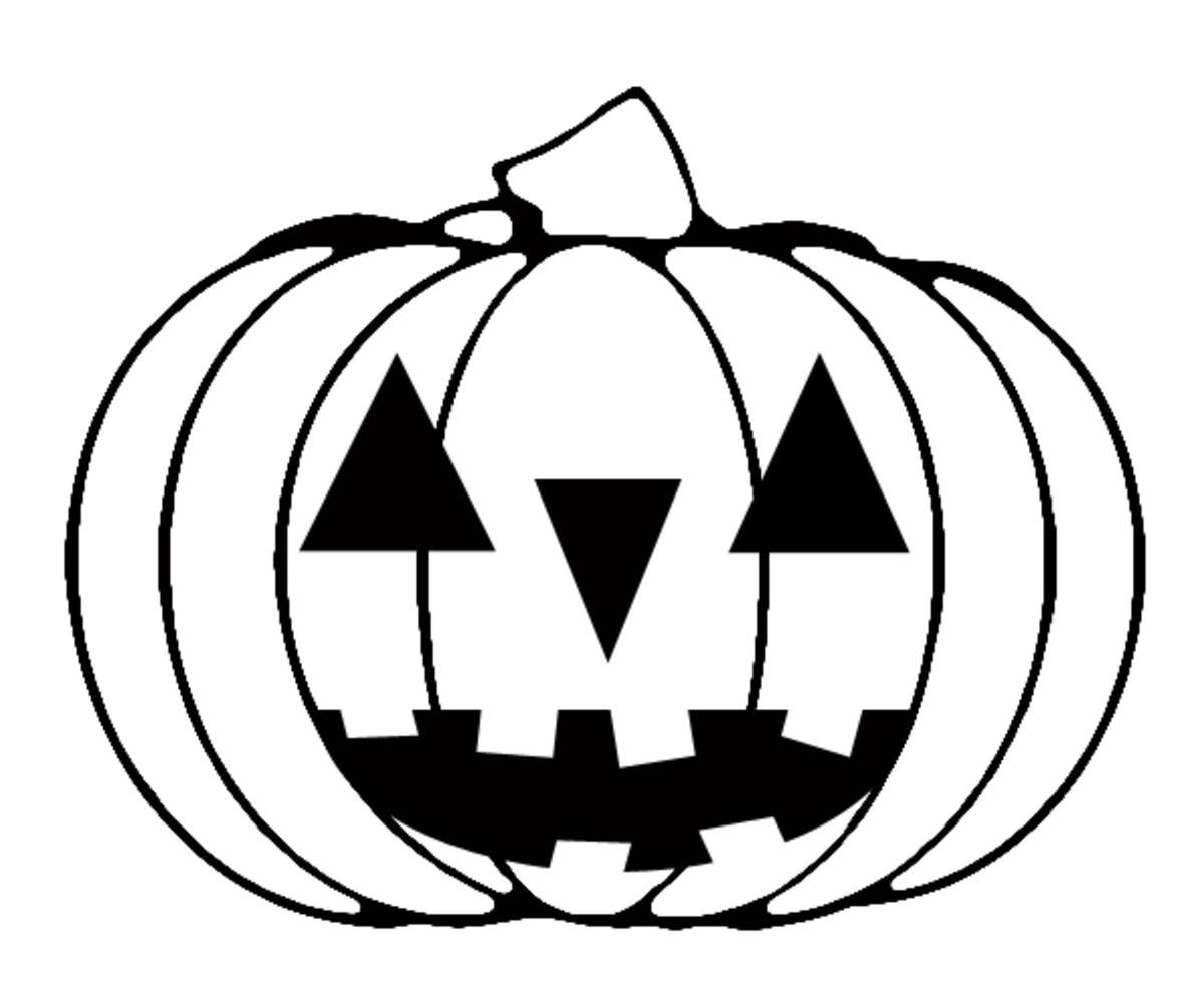 Printable halloween coloring crafts