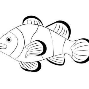 Clownfish coloring pages printable for free download