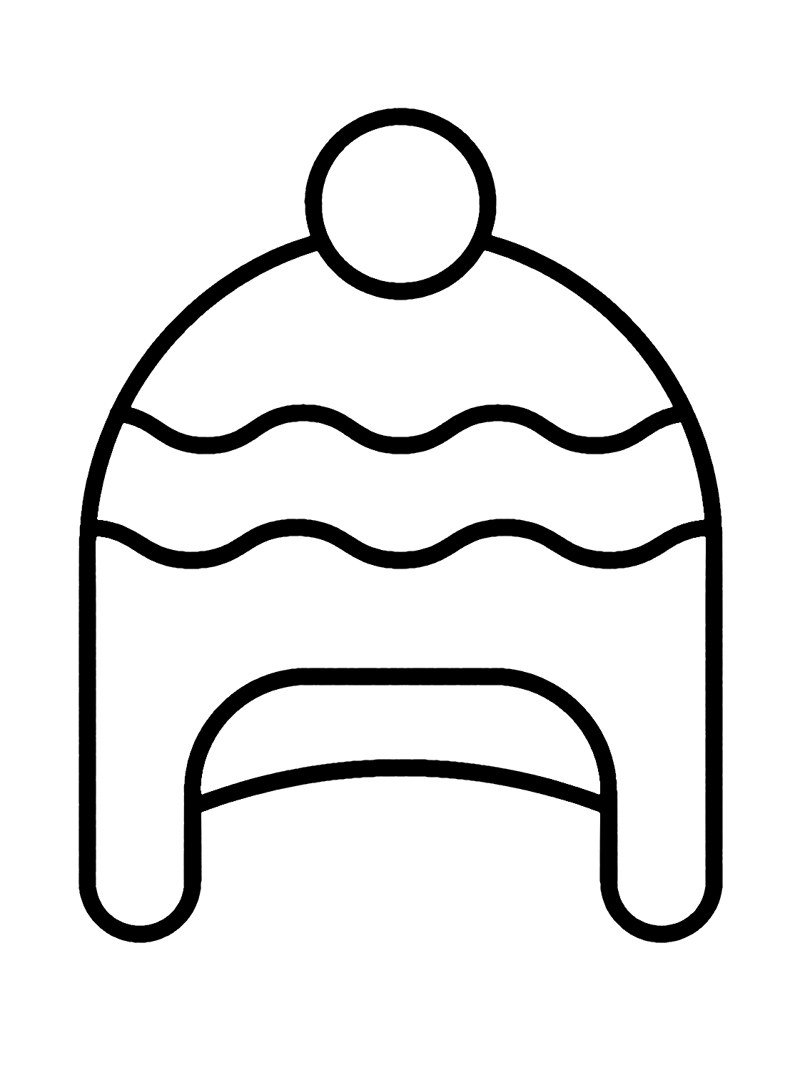 Hat coloring pages printable for free download