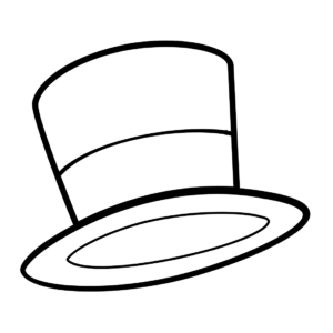 Hat coloring pages printable for free download