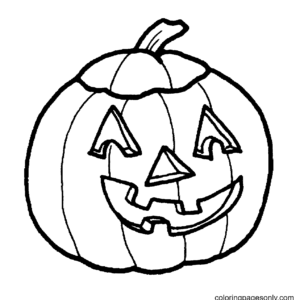 Jack o lantern coloring pages printable for free download