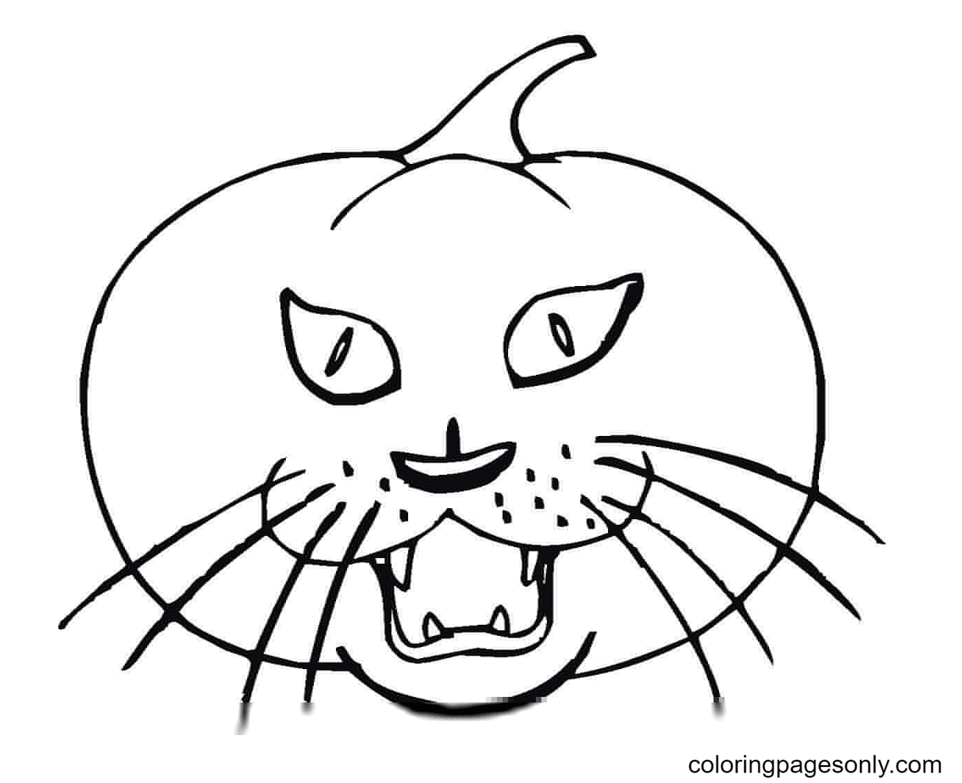 Jack o lantern coloring pages printable for free download