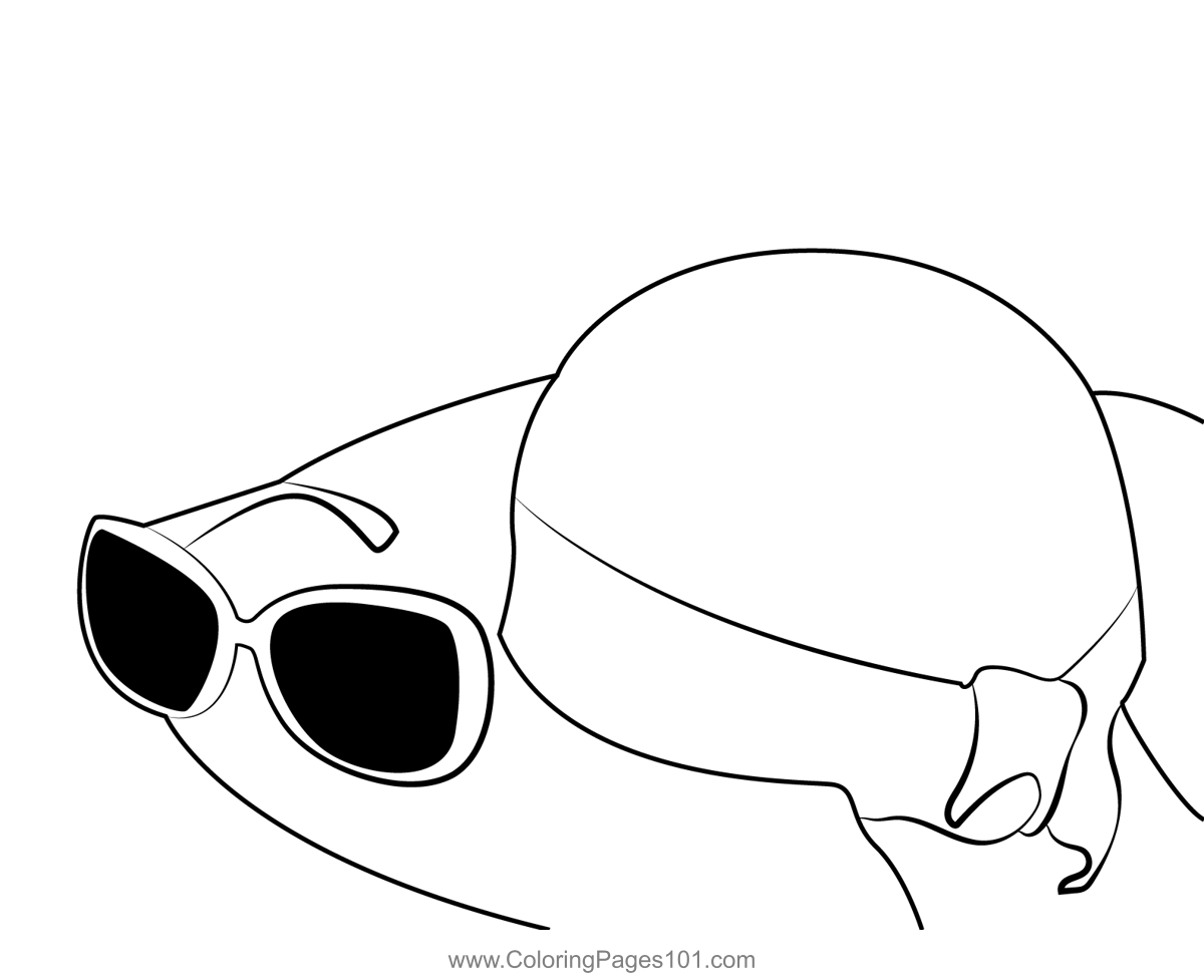 Summer mood coloring page for kids