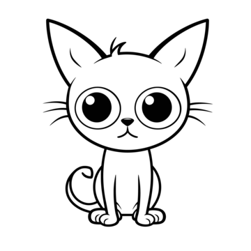 Cat noir coloring page png transparent images free download vector files