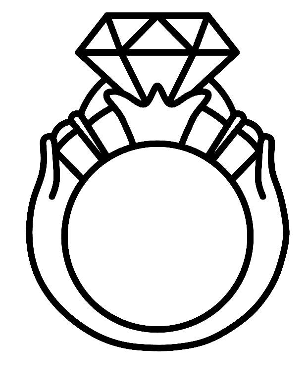 Diamond coloring pages printable for free download