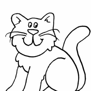 Cat coloring pages printable for free download