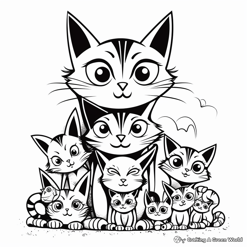 Sphynx cat coloring pages