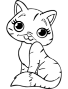 Cats coloring pages free coloring pages