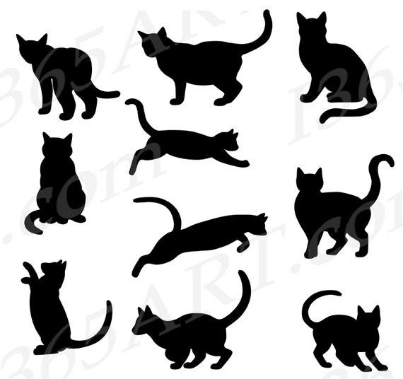 Buy get free cat silhouette png clipart cat silhouette clip art digital black cat scrapbooking cat shadow animal clipart download