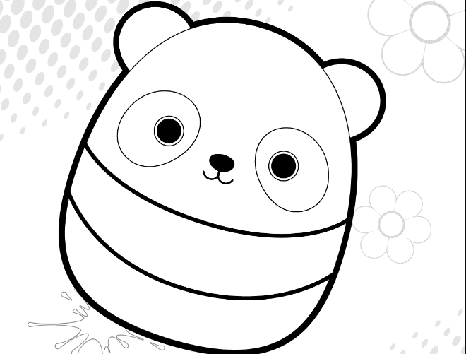 Squishmallow coloring pages