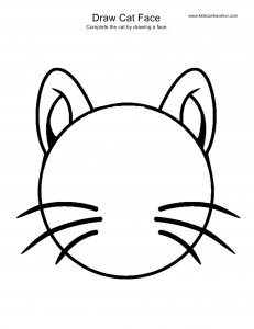 Draw cat face x draw cat face simple cat drawing cat drawing for kid cat face drawing