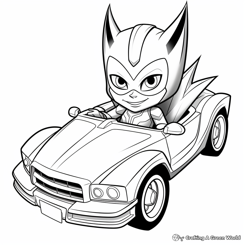 Pj masks coloring pages