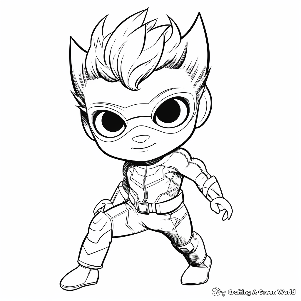 Pj masks coloring pages