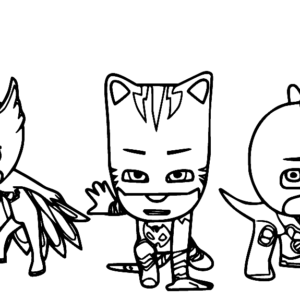 Pj masks coloring pages printable for free download