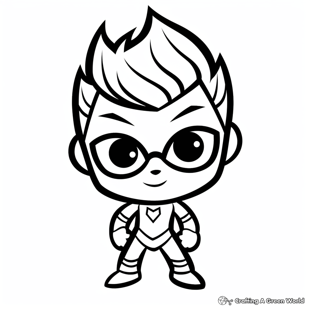 Pj masks coloring pages