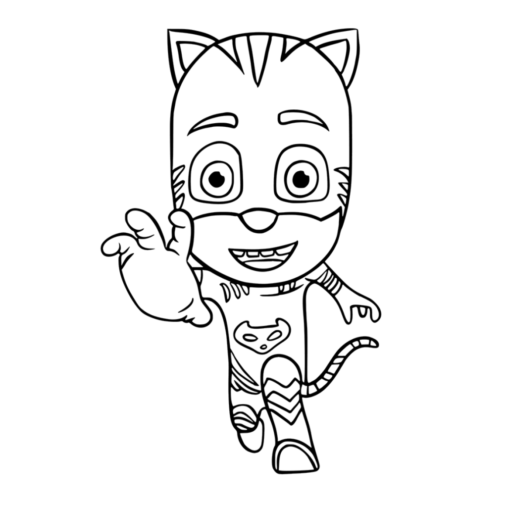 Pj masks coloring pages