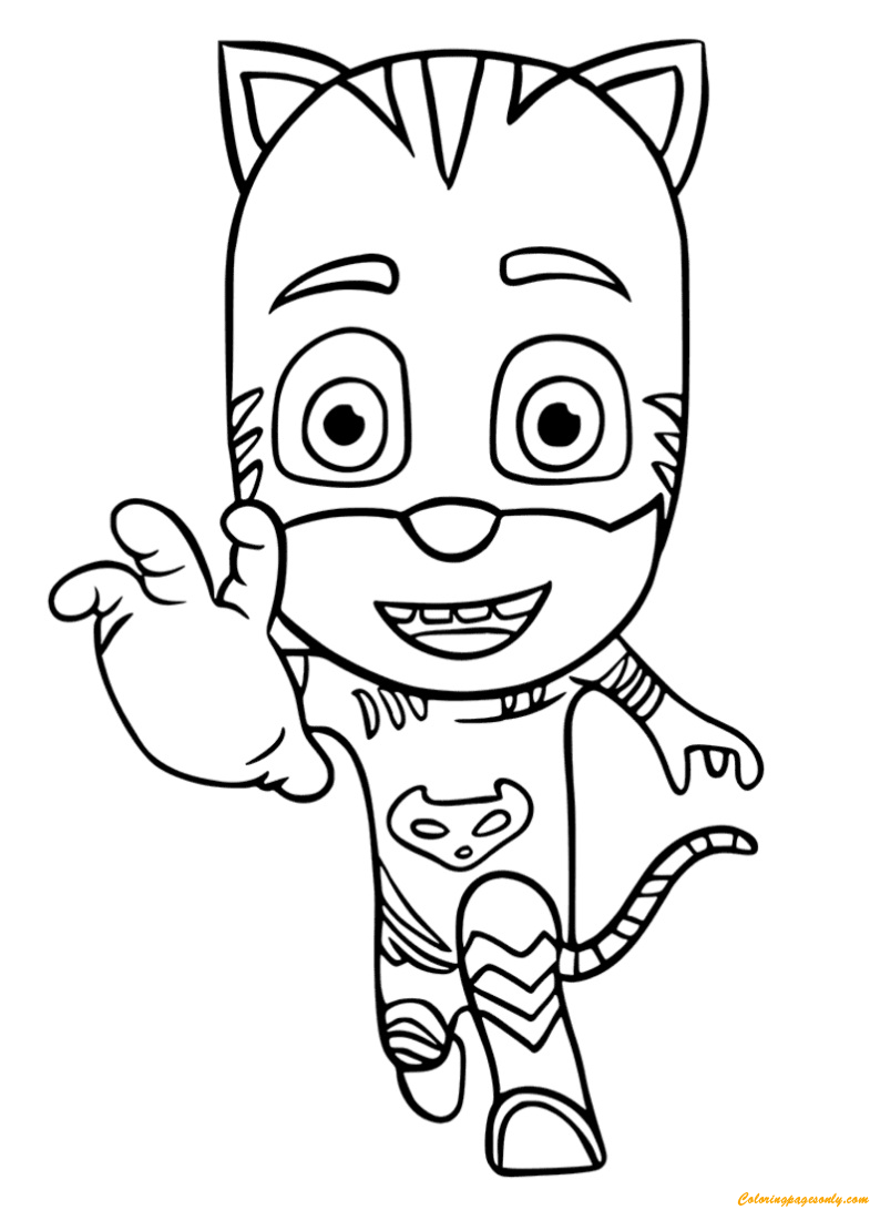 Pj masks coloring pages