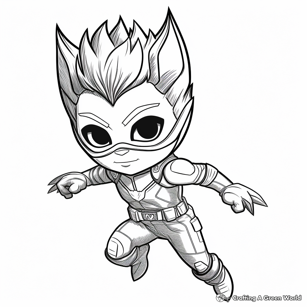 Pj masks coloring pages