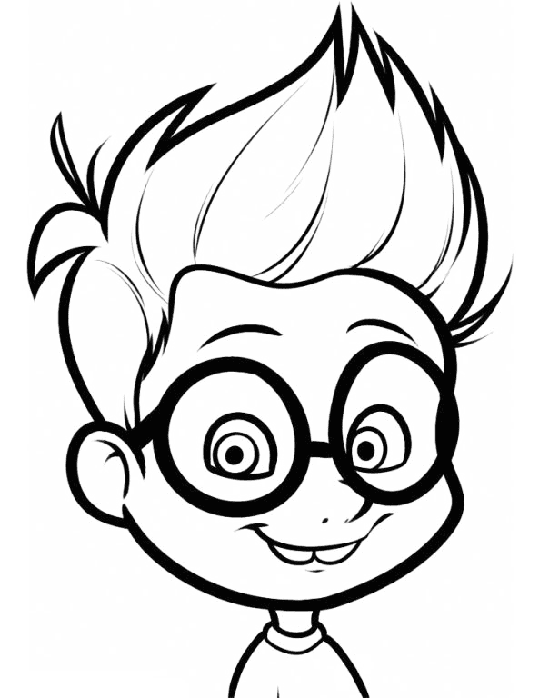 Sherman face coloring page