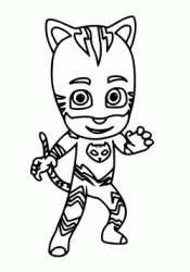 Pj masks coloring pages