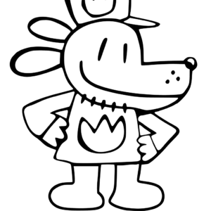 Dog man coloring pages printable for free download