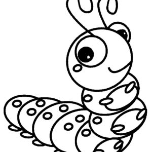 Worm coloring pages printable for free download