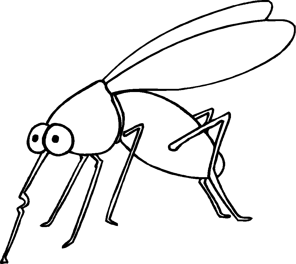 Mosquito coloring pages insect coloring pages drawing tutorials for kids animal coloring pages