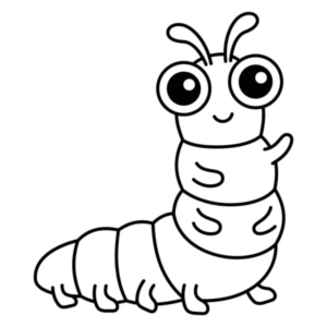 Worm coloring pages printable for free download