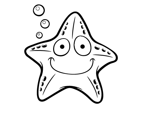 Nautical star coloring page