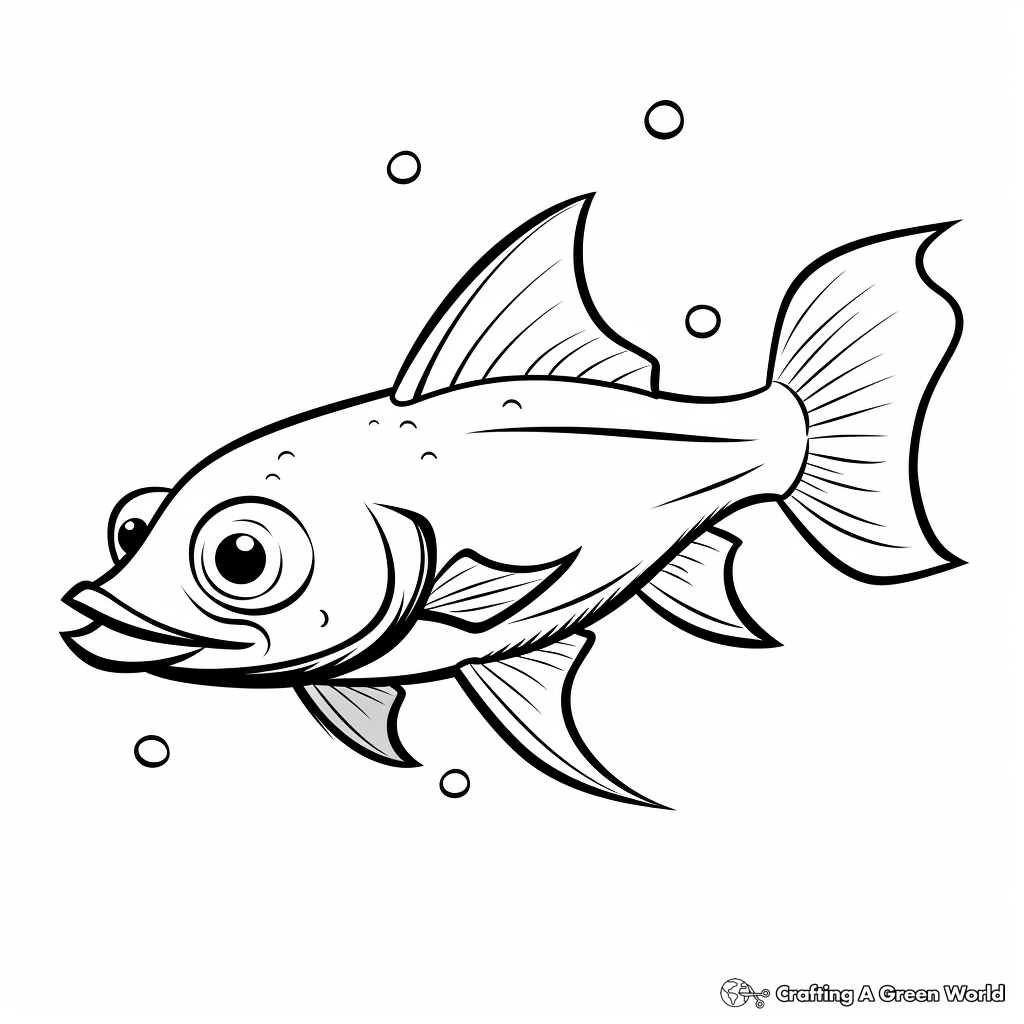 Catfish coloring pages