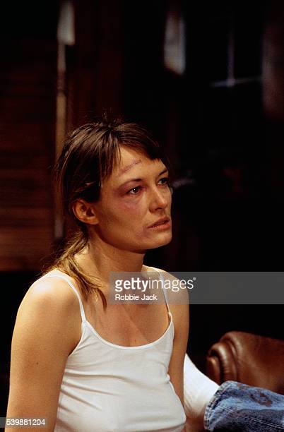 Actress catherine mccormack in a life of the mind bildbanksbilder