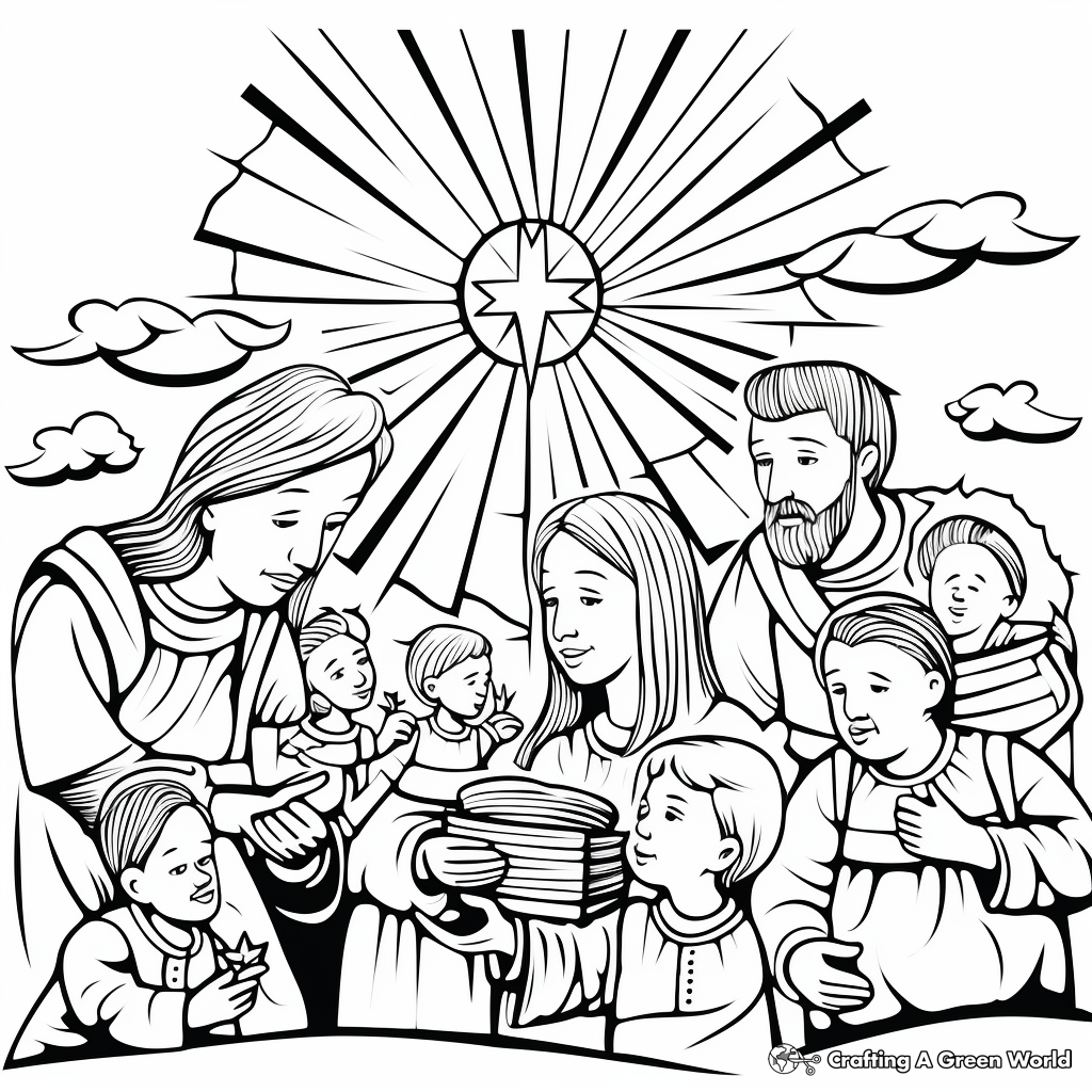 Pentecost coloring pages