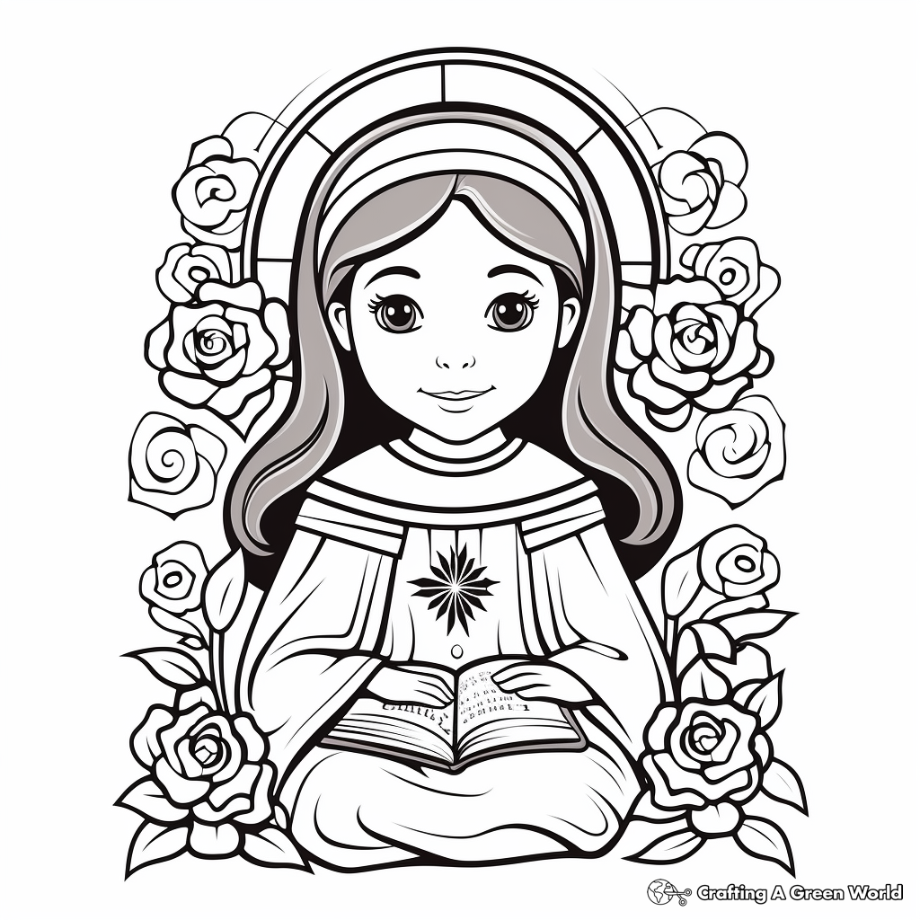 All saints day coloring pages