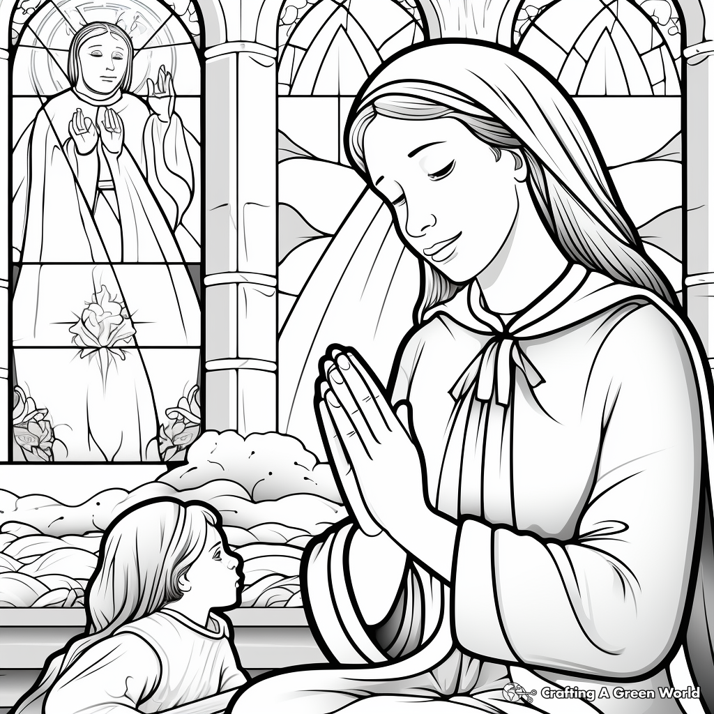 All saints day coloring pages