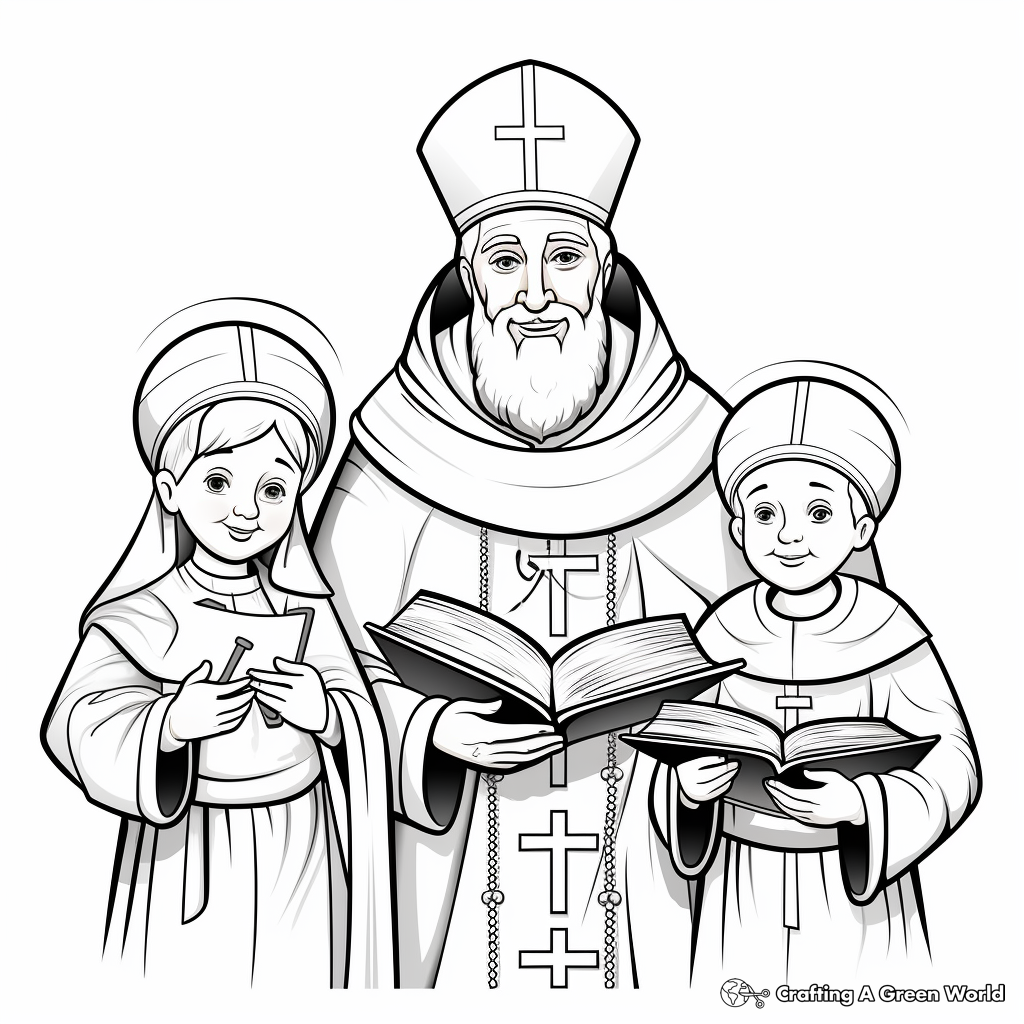 All saints day coloring pages