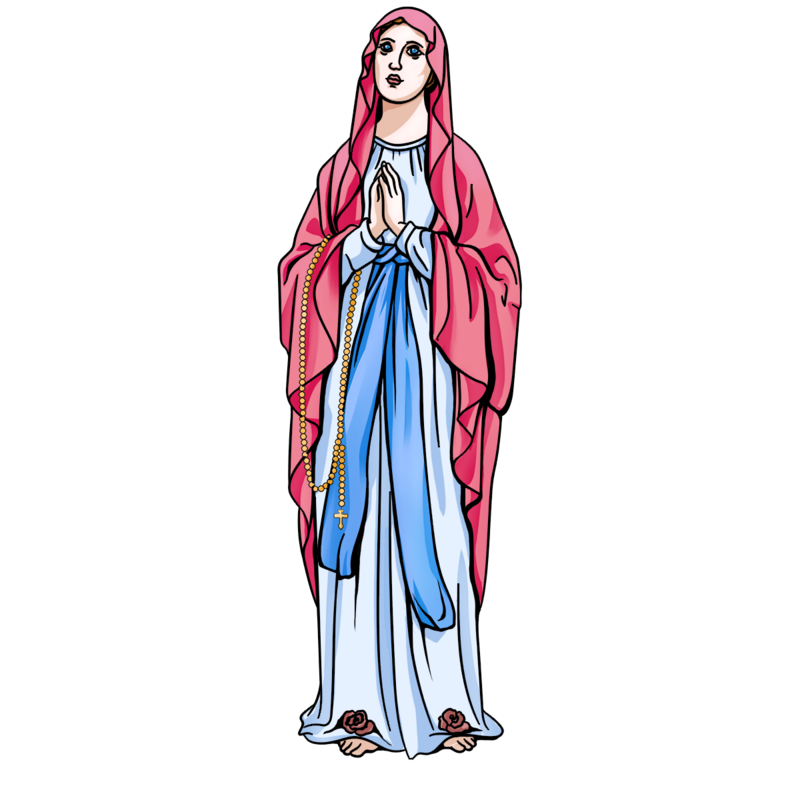 European virgin mary christian catholic religious character color god mother png images psd free download
