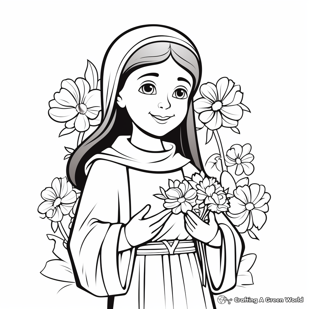 All saints day coloring pages