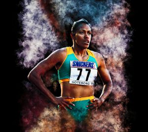 Cathy freeman evaporate feature wall prints