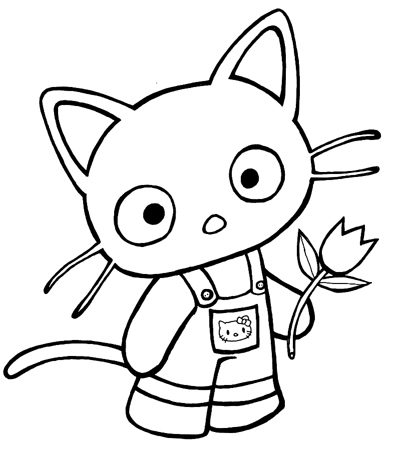 Chococat coloring pages printable for free download