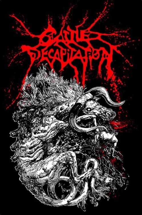 Cattle decapitation metal posters art cattle decapitation band posters