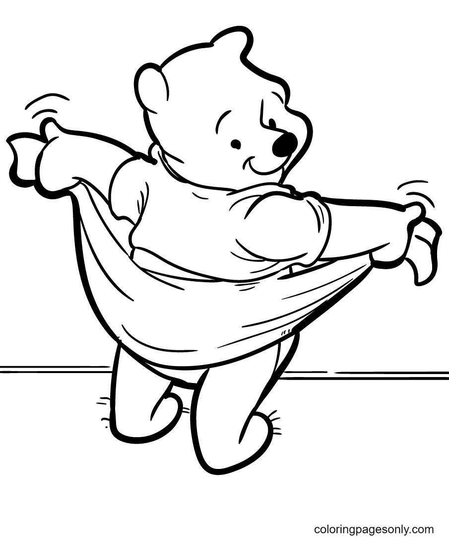 Winnie the pooh coloring pages printable for free download